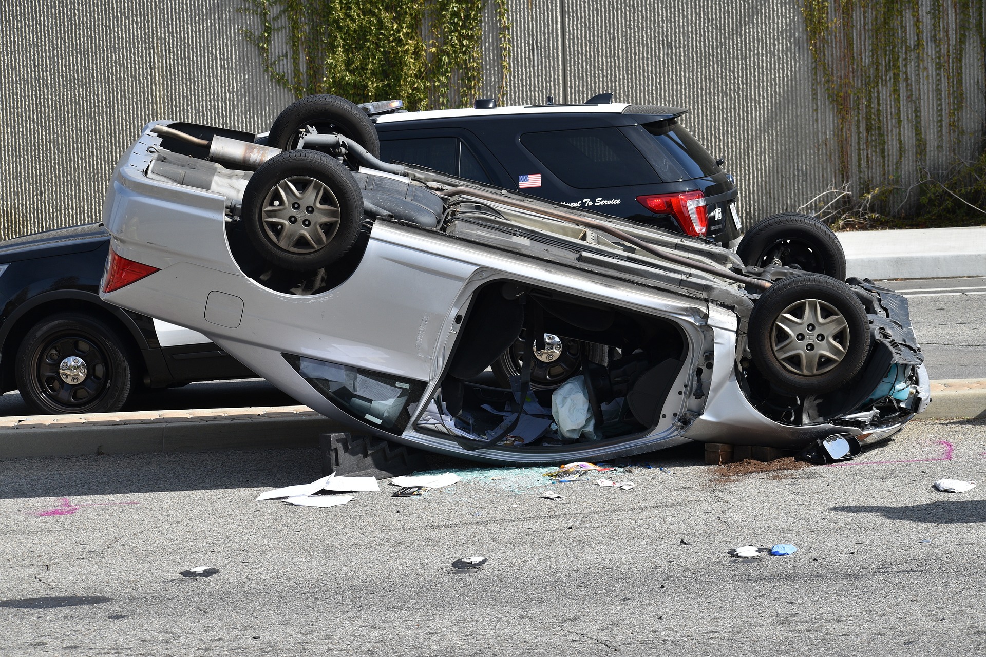 Las Vegas car accident multiple vehicles